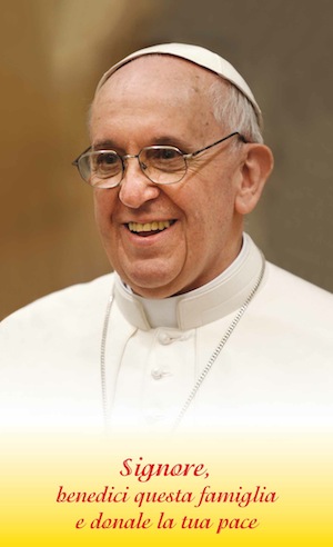 Benedizione delle Famiglia con Papa Francesco