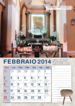 Calendario 2014 Sant’Agostina Pietrantoni