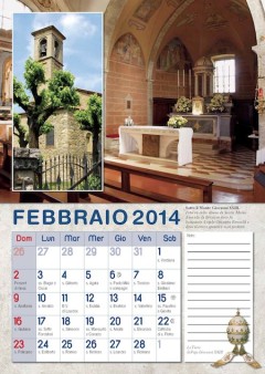Calendario con Papa 2014