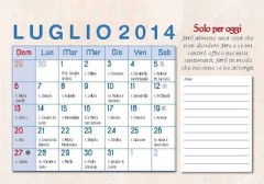 Calendario tascabile 2014 Papa Giovanni XIII